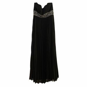 Black Strapless Sequin Gown, Prom, Evening